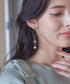 【安田美沙子さん着用】ウェーブパールピアス